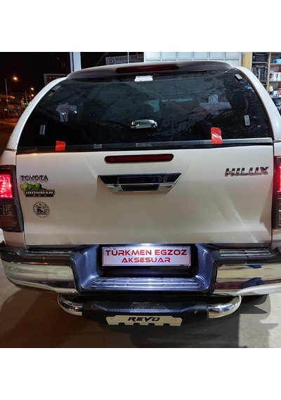 Türkmen Toyota Uyumlu Hilux 2015-2019 Krom Arka Koruma Titanic Model