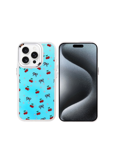 Zore Apple iPhone Uyumlu 15 Pro Max Kılıf Airbag Tasarımlı Omsy Hadra Kapak - Kelebek