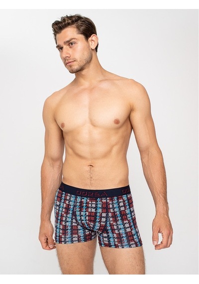 Dorea 2 Adet Erkek Desenli Boxer (446078192) Lacivert