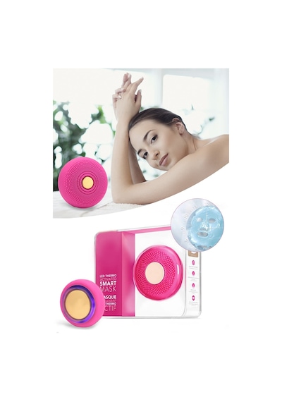 Smart Mask Ultrasonik Maske Uygulama Cihazı Işık Terapi Titreşimli Peeling Masaj Cihazı Karışık