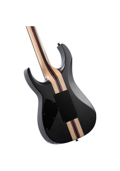 Cort X500 Menace-bks Elektro Gitar - Black Satin Profesyonel/metal Neck-thru Sap-gövde Birleşimi, Seymour Duncan Sentient & Nazgül Manyetikler, Floyd Rose 1000 Köprü Ve Agresif Metal Tonları