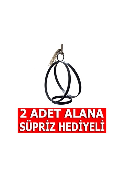 Bundera Flower Tavana Asılan Ferforje Çiçeklik Saksılık Askısı