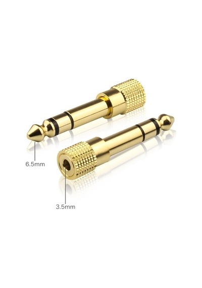 6.3 mm Erkek To 3.5 mm Dişi Çevirici Dönüştürücü Jak Adaptör