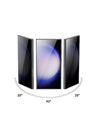 Logis Samsung Galaxy S24 Ultra İle Uyumlu Hayalet Ekran Koruyucu