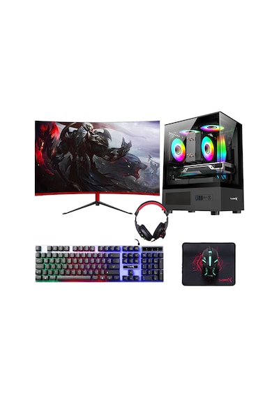 Turbox TX6056 i5-10400F 16 GB 512 GB SSD 6 GB RTX3050 23.6" Free Dos Masaüstü Oyuncu Bilgisayarı