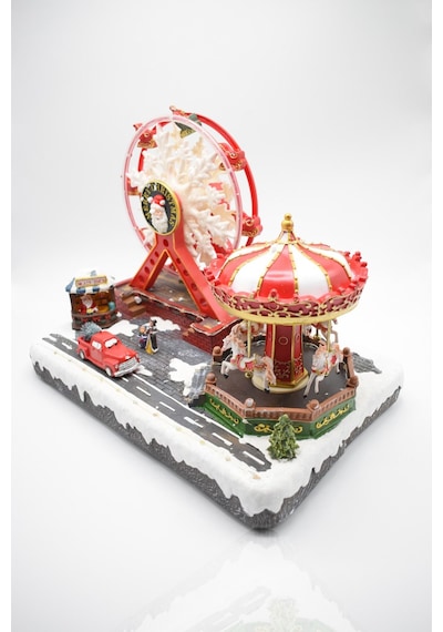 Waldern Premium Collection Dekoratif Lunapark Temalı Yılbaşı Süs 38 28 Cm