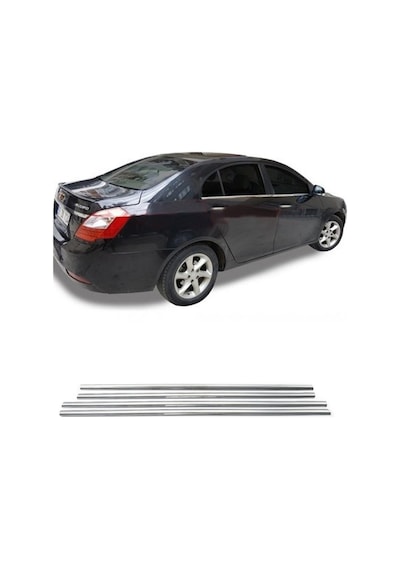 Geely Emgrand Krom Cam Çıtası 4Parça 2009 ve Üzeri P.Çelik