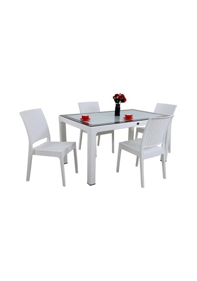 Depootoptan Mandella Elit Rattan 90 x 150 CM 4 Kişilik Elit Sandalye Camlı Masa Ta (533390023) Depootoptan Mandella Elit Rattan 90 x 150 CM 4 Kişilik Elit Sandalye Camlı Masa Ta (533390023)