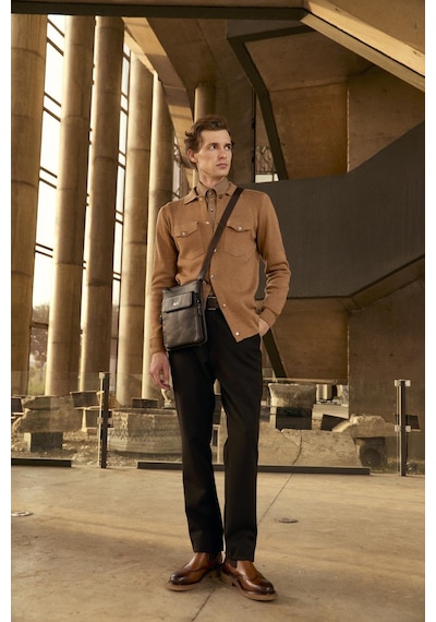 Ncs Jeans Erkek Triko Gömlek Camel 3764 CAMEL