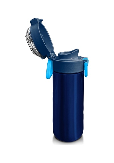 Coral High Kids Lacivert Mavi Pipetli Ve Direkt İçim Çelik Termos 500 Ml 31828 Lacivert