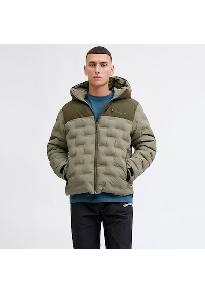 Jack & Jones Point Heat Quilted Erkek Yeşil Mont 12285932-vtr Haki Jack & Jones Point Heat Quilted Erkek Yeşil Mont 12285932-vtr Haki