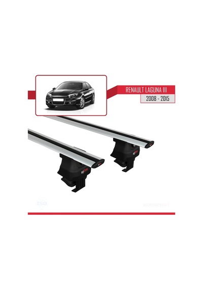 Renault Laguna Iıı 2008-2015 Arası İle Uyumlu Ace-4 Ara Atkı Tavan Barı Gri