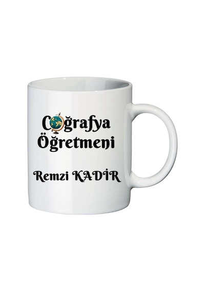 Coğrafya Öğretmenine Isimli Öğretmenler Günü Hediyesi Kupa Bardak