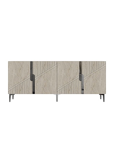 Ka1528ats Evva Konsol Ve Tv Sehpası Antrasit-traverten-silver 150cm Ka1528ats Evva Konsol Ve Tv Sehpası Antrasit-traverten-silver 150cm