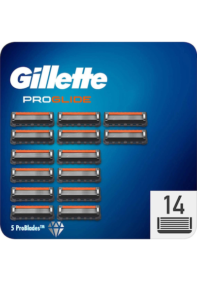 Gillette Fusion Proglide Yedek Tıraş Bıçağı 14 Adet Karton Paket