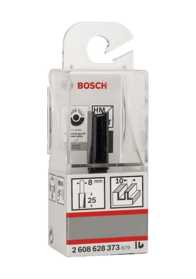 Bosch W Çift Oluk Düz Freze Ucu 8 x 10 x 56 MM 2608628373
