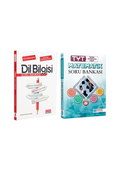 Evrensel Tyt Matematik Ve Akm Dil Bilgisi Soru Bankası Seti 2 Kitap