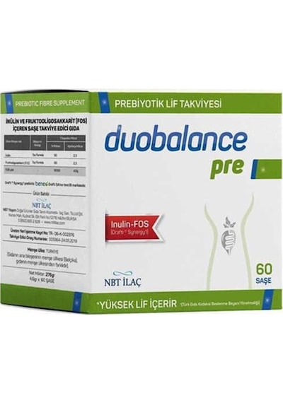 Nbt Life Duobalance Pre Prebiyotik Lif Içeren 60 Şase