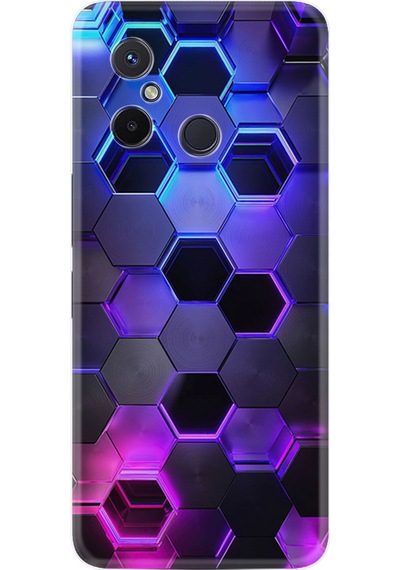 Xiaomi Redmi 12C Kılıf Resimli Desenli Silikon Platinium Series Petekler 1889