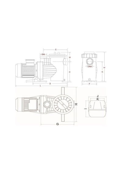 Saci Winner Havuz Pompası 2 Hp 220 Volt