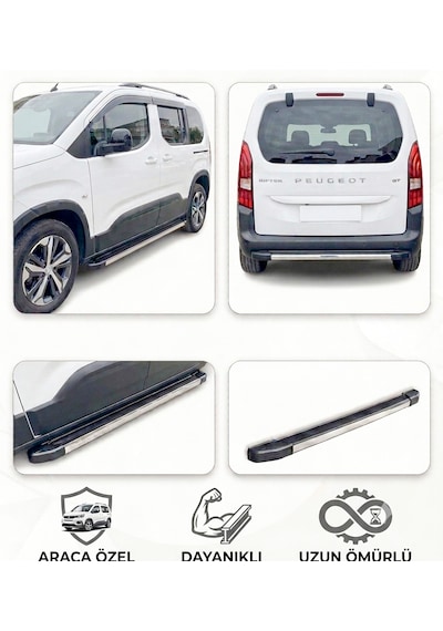Peugeot Rifter Yan Basamak Ve Arka Basamak