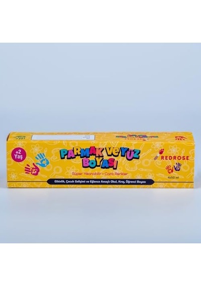 Süper Yıkanabilir Parmak Boyası 4x60 Gr Diğer