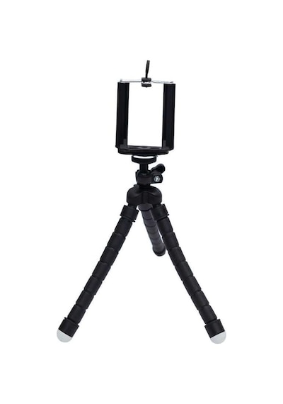 Ma Esnek Ahtapod Tripod Telefon Tutucu Siyah Genel