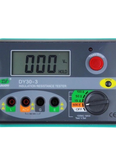 Duoyı Dy30-3 Dijital İzolasyon Direnç Ölçüm / İzolasyon Megeri N11.307