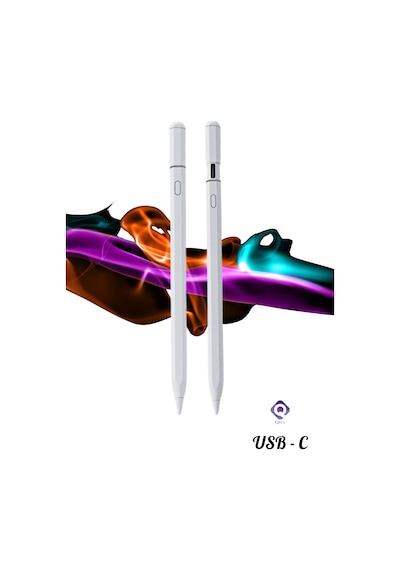 Apple Uyumlu iPad 9. Nesil Pencil Usb-c Avuç İçi Red Eğim Özellikli Bluetooth Bağlantılı Stylus Kalem