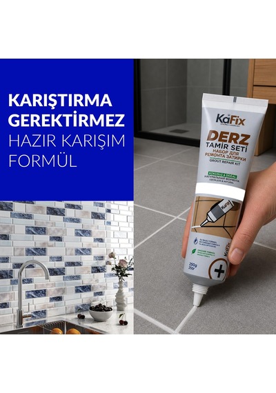 Tr Hazır Derz Dolgusu 250g Beyaz - Hızlı Kuruyan Derz Tamir Ve Yenileme Tüpü