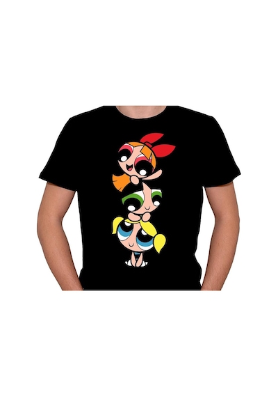 Powerpuff Girls Blossom Bubbles Buttercup Tişört Unisex T-shirt 001