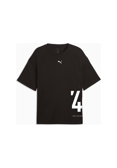 Puma Graphics Training Oversized Erkek Tişört C-pum528528p01p01 Siyah