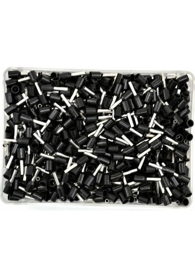 Cat Te1508 ,2x1.5mm²/siyah 200-adet Kablo Yüksük