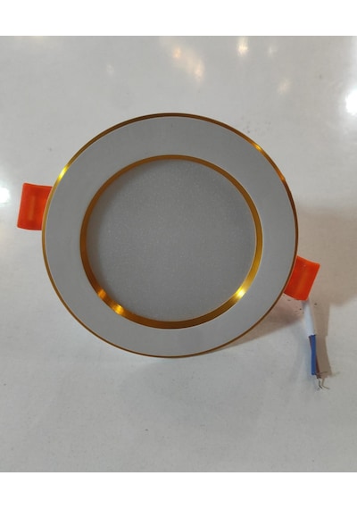Sorti 7w Sıva Altı 3 Renk Led Spot Gold Kasa Beyaz - Gold