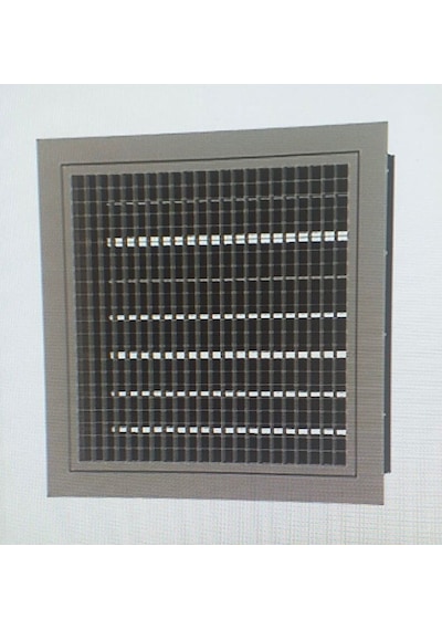 50X50 Çift Sıra Kanatlı Zıt Damperli Menfez