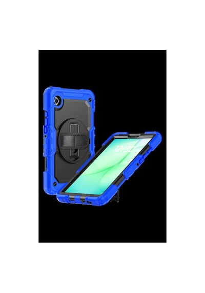 Samsung Galaxy Uyumlu Tab A11 Plus Kılıf Amazing Tablet Kapak - Mavi