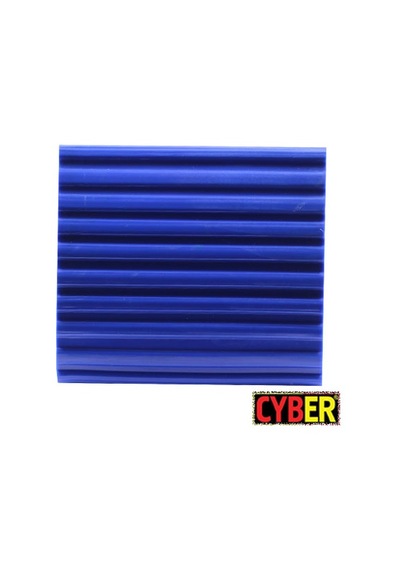 30x60 Plastik Elips Merdiven Tapası Siyah-Mavi