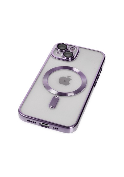 Apple iPhone  Uyumlu,  14 Kılıf Kross Magneticsafe Kapak - Mor