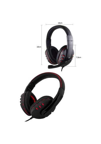 Mikrofonlu Gamer Kulaklık Oyuncu Kulaklığı Yüksek Ses Kaliteli Stereo Yumuşak Yastıklar