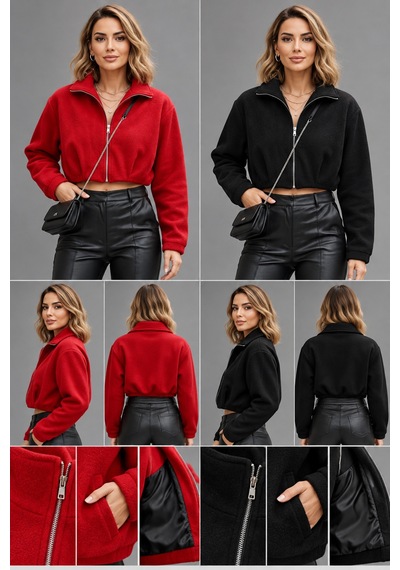 Duygu Altıntaş Kadın Kısa Blazer Ceket Fermuarlı, Astarlı Ve Cepli Siyah - 939583421 Siyah - 939583421 Siyah Duygu Altıntaş Kadın Kısa Blazer Ceket Fermuarlı, Astarlı Ve Cepli Siyah - 939583421 Siyah - 939583421 Siyah