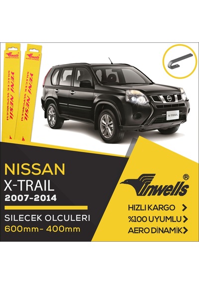 Nissan X - Trail Muz Silecek Takımı 2007-2014 İnwells N11.3473