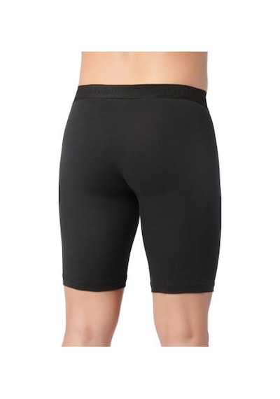 Gümüş Erkek Likralı Uzun Boxer 4074 Siyah