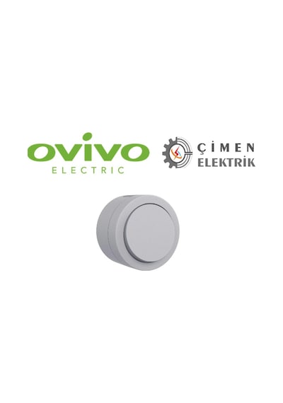 Ovivo Xone Gri Tekli Anahtar Sıva Üstü
