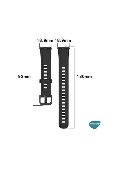Microsonic Huawei Band 8 Kordon, Silicone Sport Band Yeşil