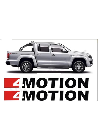 4 Motion Sticker 2 Adet - Araba Oto Araç Pickup Sticker - 00600 50x6 Cm