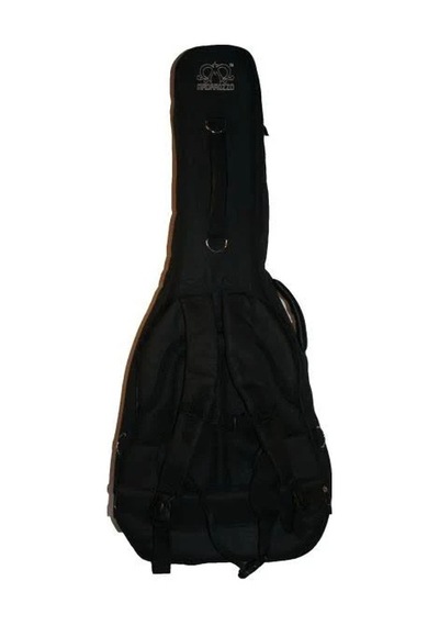 Elektro Gitar Kılıfı 40 Mm Pedli, Siyah / Zeytin Yeşili