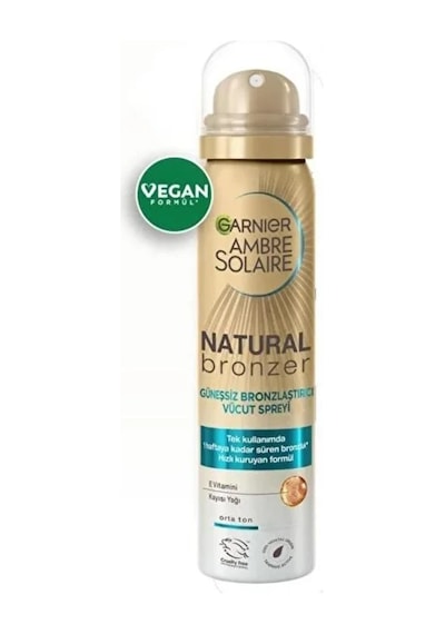 Ambre Solaire Natural Bronzer Güneşsiz Bronzlaştırıcı Sprey 150ml