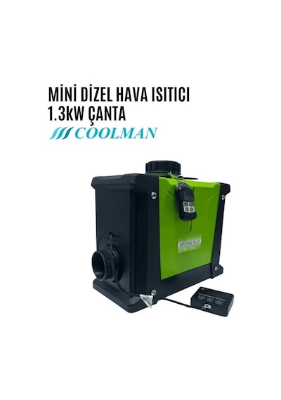Coolman Mini 1.3kw Çanta Webasto Tipi Isıtıcı 12v-24v-1102