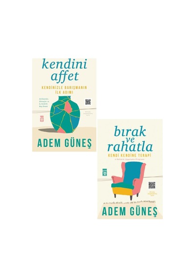 Bırak Ve Rahatla + Kendini Affet 2 Kitap Set - Adem Güneş