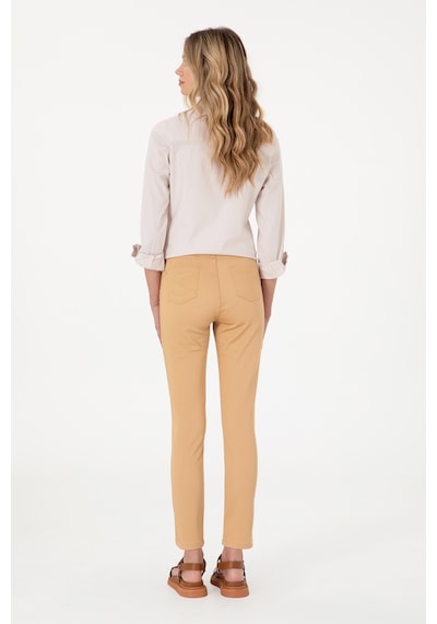 U.S. Polo Assn. Kadın Camel Toothpick Fit Kanvas Pantolon 50307940-VR015